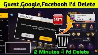 How To Delete Free Fire Account in 2025 | Free Fire ID Remove Kaise Kare | How To Delete FF Account