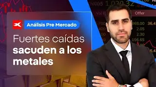🔴 EN VIVO | PRE MERCADO | FUERTES CAÍDAS sacuden a los metales