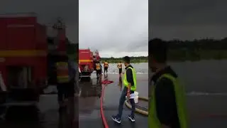 RUNWAY BANDARA INTERNASIONAL SUPADIO BANJIR