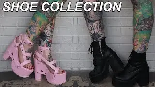 .• shoe hoarder •. shows .• her collection •. ♡ UNIF - DEANDRI - JEFFREY CAMPBELL & MORE ♡