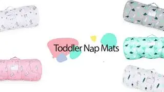 Biloban Toddler Nap Mat with Pillow and Blanket, Kids Sleeping Bag for Preschool Daycare, Dinosaur
