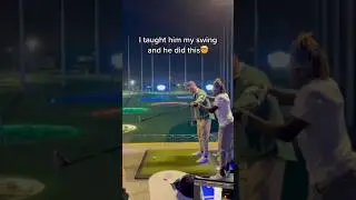 Я научил его своему замаху, и он сделал вот это 🤯 #snappygilmore #golf