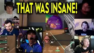 Valorant Streamers Reacts To GX westside Insane SHERIFF 4k Against BBL In VCT