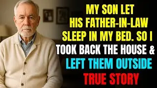 My SON Let His Father-In-Law Sleep In My Bed So I Took Back The House And Left Them Outside.