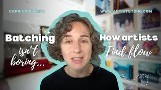 Batching Isn&rsquo;t Boring: It&rsquo;s How Artists Find Flow