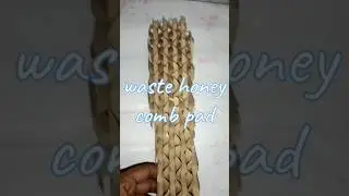 diy|use of waste materials|flower pot from waste honey comb pad