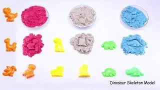 Play Sand Kit for Kids| Theefun 3lbs Moving Sand with 3 Colors, 46 Pieces Sand Play Set