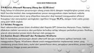 Business Process Reengineering BPR Pada Penerbitan Buku di UPT  Universitas Mataram Press