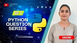 Python Objective Question Series|Day 3|Basic to Advanced Python MCQs with Answers | Python Quiz 2025