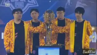 Pmco Berlin/Global Finals 2019 Winners with Triphy and 1st prize money 180,000$