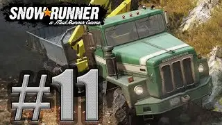 SnowRunner Part 11 - Black River Michigan - Road Block - International Paystar 5070