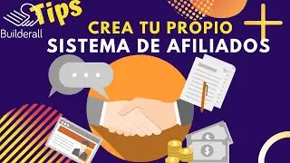 🤝 CREA tu Propio SISTEMA DE AFILIADOS con Builderall [F&Aacute;CIL Y R&Aacute;PIDO]  ▶▶ En Menos de 20 Minutos ⏰