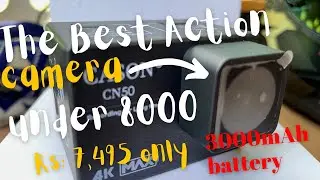 Cason CN50  4k action camera under ₹7495 😮🔥 | best action camera under 8000 in india 2023