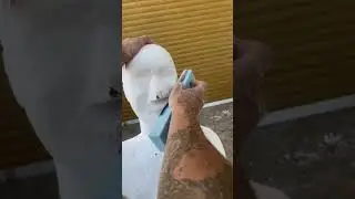 Styrofoam carved #sculpture