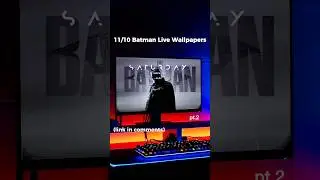 11/10 BATMAN Live Wallpapers you need for your PC🦇 || Part 2 || FREE to Download🔥