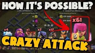 INSANE! 3 STAR ATTACK WITH 60 ARCHERS!