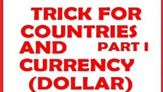 Countries and Currency (dollar) with tricks @ MAHALAKSHMI ACADEMY
