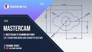 Mastercam -Transform Menu and Geometry  Nesting