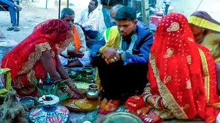 Indian Bagheli Shadi Sanjay Sang Jyoti Ka Vivah Jaimala & Chadav Ki Rasam #weddingvideo