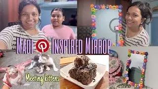 Humne banaya Pinterest inspired mirror, DIY😍