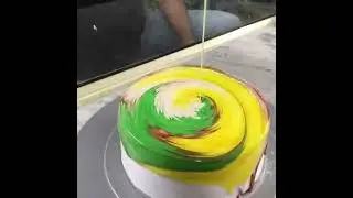 #Most Satisfying Mirror Glazing Cake Decorating ideas 🎂#mirrorglazecake #shorts #cakes