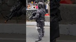 Hold! SCP Cosplay 2024 at Session Road! #cosplay #scp #sessionroad #shorts