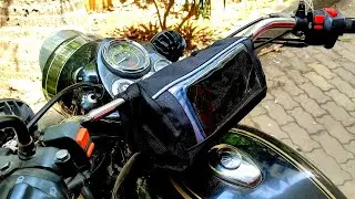 Handle Bar Bag for Motorcycle | Mobile Holder Bag | TRAVALATE