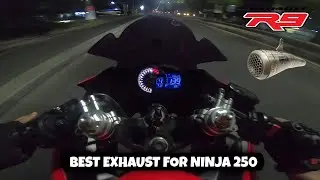 PURE SOUND NEW NINJA 250 2018 WITH R9 GP EXHAUST!