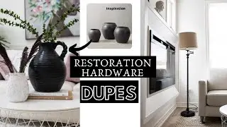 Easy Restoration Hardware DIY Dupes | Thrift Flip Home decor DIY