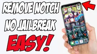 How To Remove Notch On iPhone EASY! 📲| NO JAILBREAK | iOS Tutorials