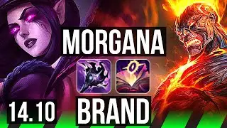 MORGANA vs BRAND (JGL) | 10/0/5, Legendary | EUW Diamond | 14.10
