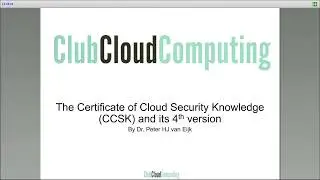CCSK (v4) overview webinar
