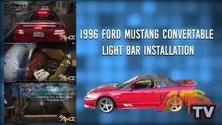 1996 Ford Mustang convertable Light bar Installation, Project 9