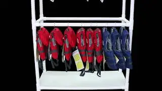 Small Life Vest Storage Cart