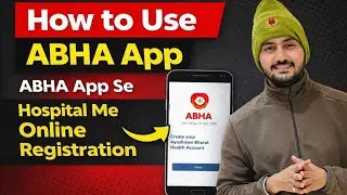 How to use ABHA App | How to get token number from Abha App | Abha app se Token kaise le #abhaapp