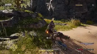 Can the unicorn survive this jump? In AC odyssey #gaming #games #gamer #playstationtrophy #ps5 #game
