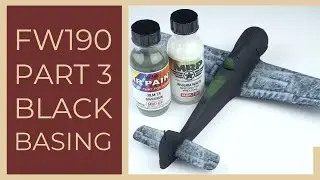Focke Wulf 190 1/48 - Part 3 - Black Basing Technique