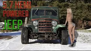 Gen 3 HEMI 1951 WILLYS JEEP Pickup Truck ** Flat Fender Freak!