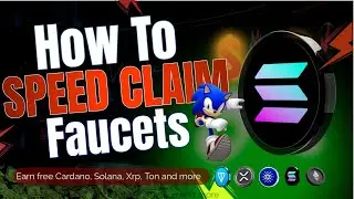 How TO SPEED CLAIM FAUCETS - 100 CLAIMS EVERY TEN MINUTES - FREE Solana