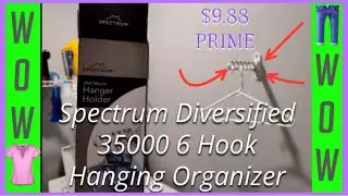 Spectrum Hanger Holder Review (Spectrum Diversified 35000 6-Hook Hanging Organizer)
