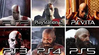 God of War Series (1-5) PSP vs PS2 vs PS Vita vs PS3 vs PS4 Pro vs PS5 (Which One is Better?)
