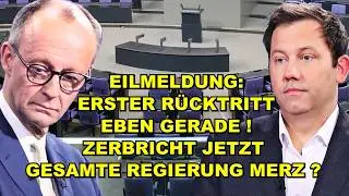 EIL: ERSTER RÜCKTRITT! Bricht Regierung?