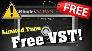 【Limited Time Free!】$38&rarr;$0! Best Free Modulation & Vibrato VST Plugin? V-Pan by Rhodes Music