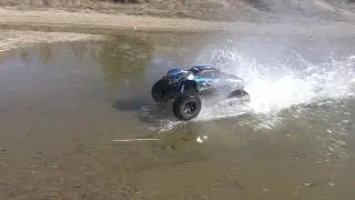 Let's Water Skip The X-Maxx!