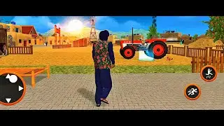 🌾 3D Cartoon Tractor Farming Game | Village Farm Story || #trector 