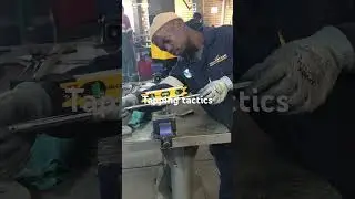 Tapping/ techniques/ work peace/ strengthness#handmade #handskills #mechanicalfitter#workshop