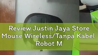 Review Justin Jaya Store Mouse Wireless/Tanpa Kabel  Robot M205  Optical Mouse 1600 DPI