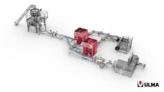 Automatic case packing of sweets and confectionery bags