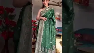 Let&rsquo;s Style Mom&rsquo;s Saree || #youtubeshorts #shorts #ethnicwear #ethnic #saree #jewellery #silksaree