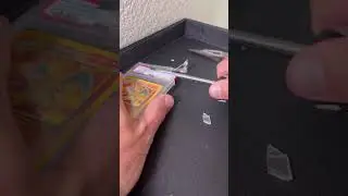 Cracking Charizard PSA Pokemon Card Slab!